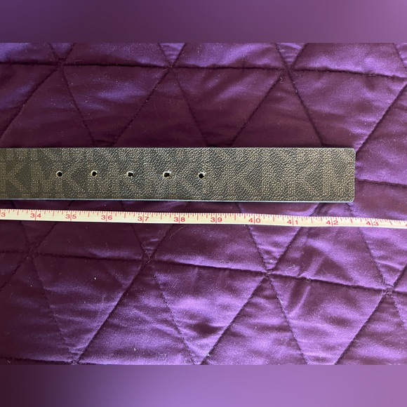 Michael Kors Brown logo patterned belt Size L - Picture 7 of 7